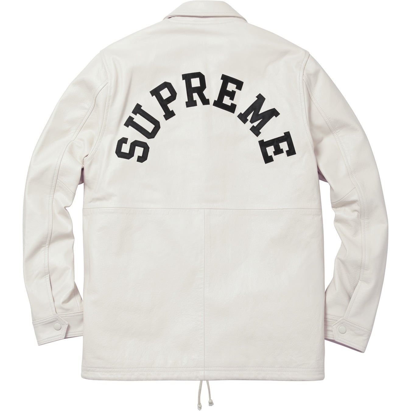 Supreme/Champion® Leather Coaches Jacket view 5